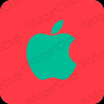 Estetico porpora Apple Store icone dell'app