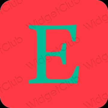 Estetické Fialová Etsy ikony aplikácií