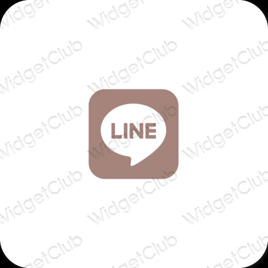 جمالية LINE أيقونات التطبيقات