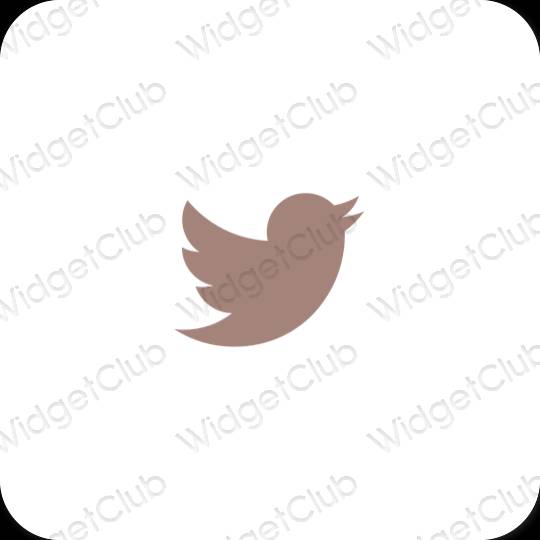 Aesthetic Twitter app icons