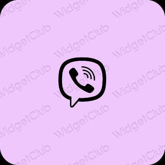 Esthetische Phone app-pictogrammen