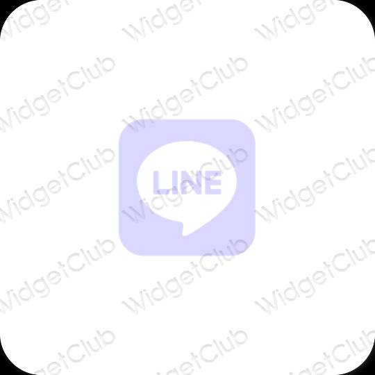 Esthetische LINE app-pictogrammen