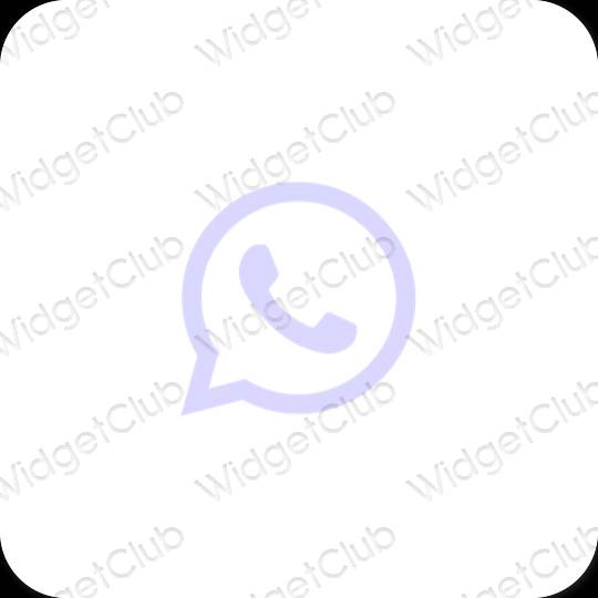 Aesthetic WhatsApp app icons