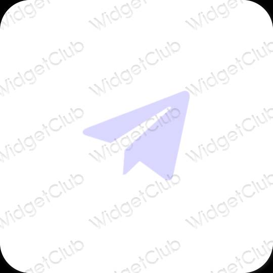 Ikon aplikasi estetika Telegram