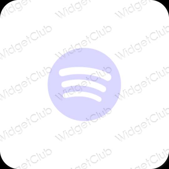 Icônes d'application Spotify esthétiques