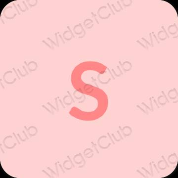 Aesthetic pink SHEIN app icons