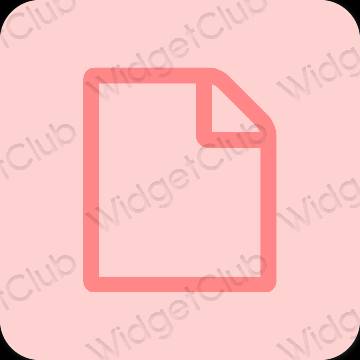 Icone delle app Notes estetiche