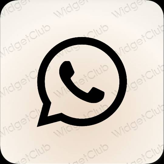 Aesthetic WhatsApp app icons