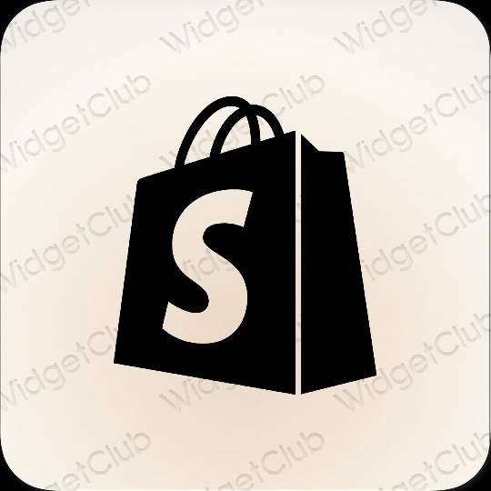 Esthetische Shopify app-pictogrammen