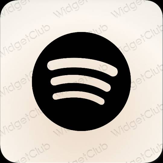 រូបតំណាងកម្មវិធី Spotify សោភ័ណភាព