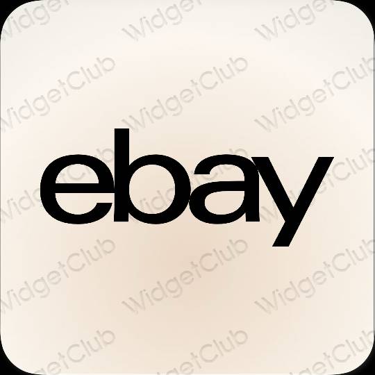 Aesthetic eBay app icons