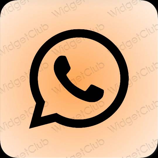 نمادهای برنامه زیباشناسی WhatsApp