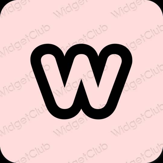 Estetske Weebly ikone aplikacij
