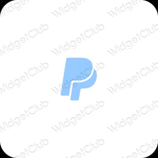 Esthetische Paypal app-pictogrammen