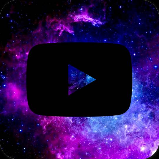 Esthetische Youtube app-pictogrammen