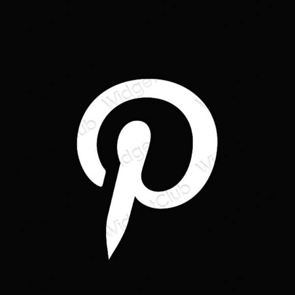 Esteetilised Pinterest rakenduste ikoonid