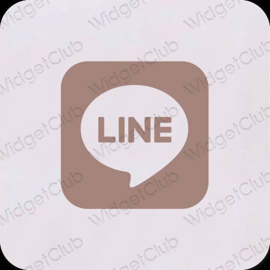 Ästhetische LINE App-Symbole