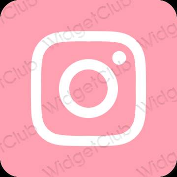 Estetické ikony aplikací Instagram