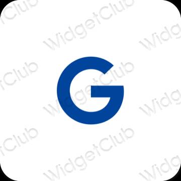 Esthetische Google app-pictogrammen