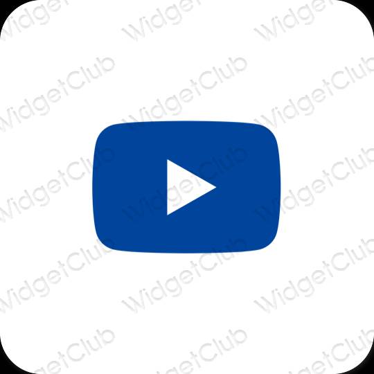 Icônes d'application Youtube esthétiques