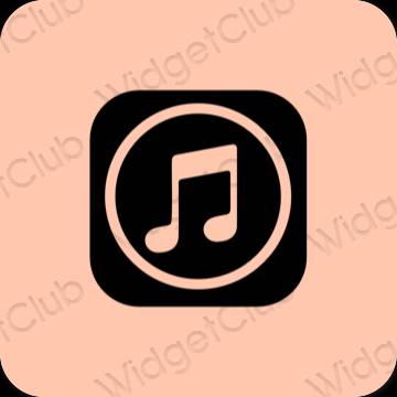 جمالية Apple Music أيقونات التطبيقات