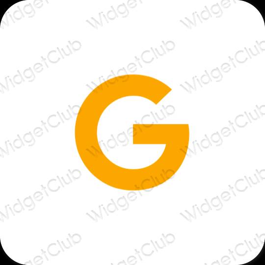 Esthetische Google app-pictogrammen