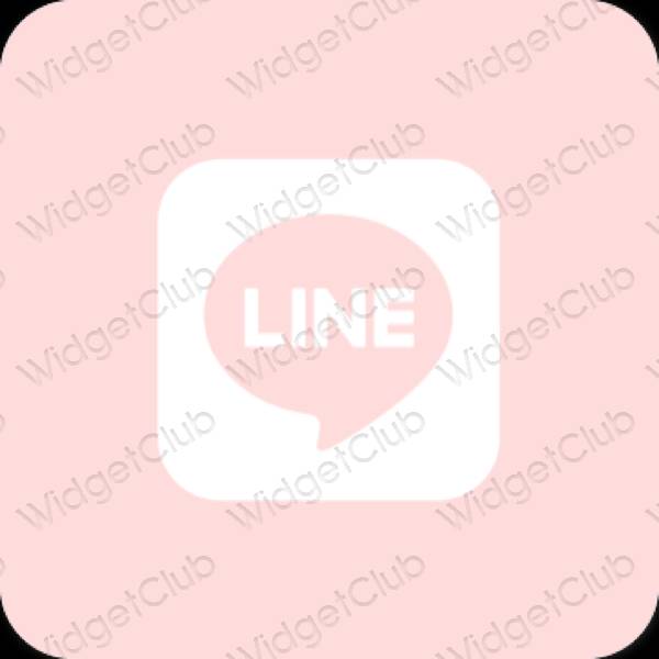 Esthetische LINE app-pictogrammen