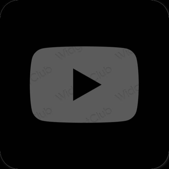 Esthetische Youtube app-pictogrammen