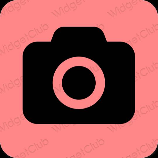 Esthetische Camera app-pictogrammen