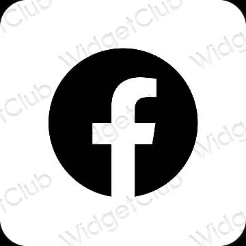 Aesthetic Facebook app icons