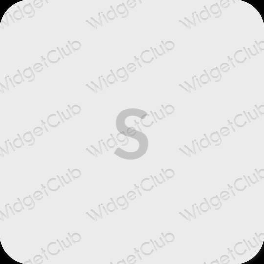 Estetico grigio SHEIN icone dell'app