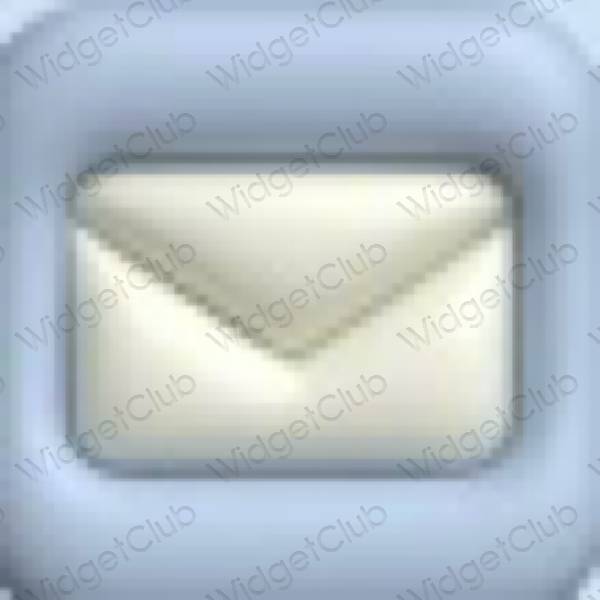Aesthetic purple Mail app icons
