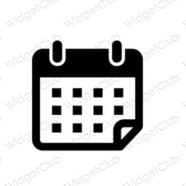 Ikon aplikasi estetika Calendar