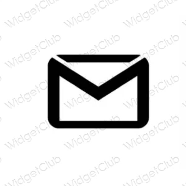 نمادهای برنامه زیباشناسی Mail