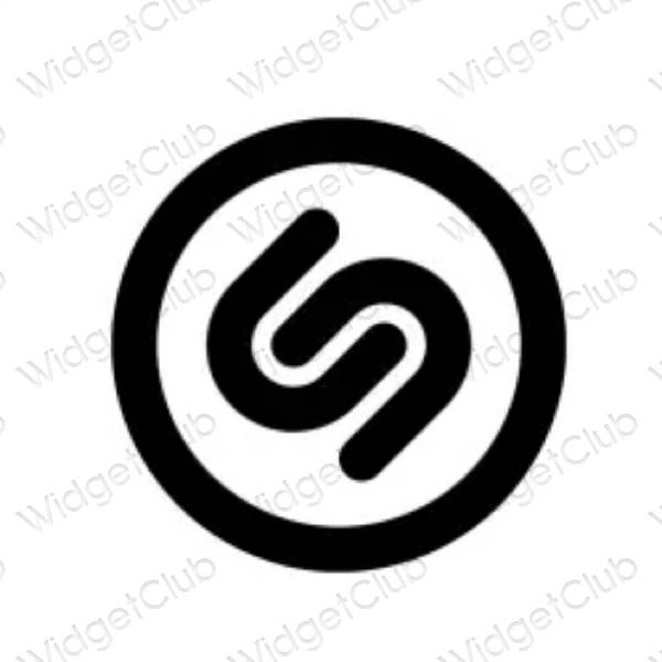 Ästhetische Music App-Symbole