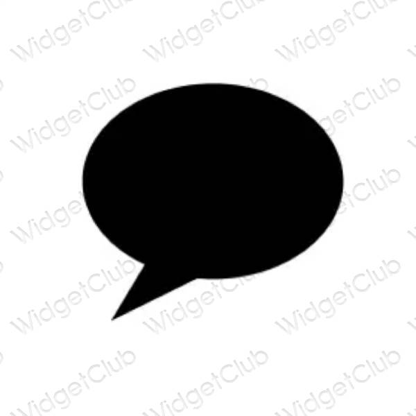 جمالية Messages أيقونات التطبيقات