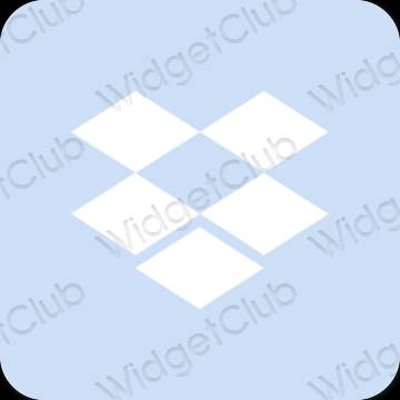 Ästhetisch pastellblau Books App-Symbole