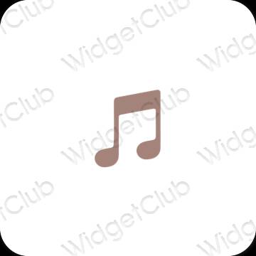 Icônes d'application Apple Music esthétiques