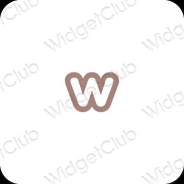 Estetik Weebly uygulama simgeleri