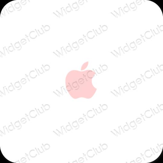 Esthetische Apple Store app-pictogrammen