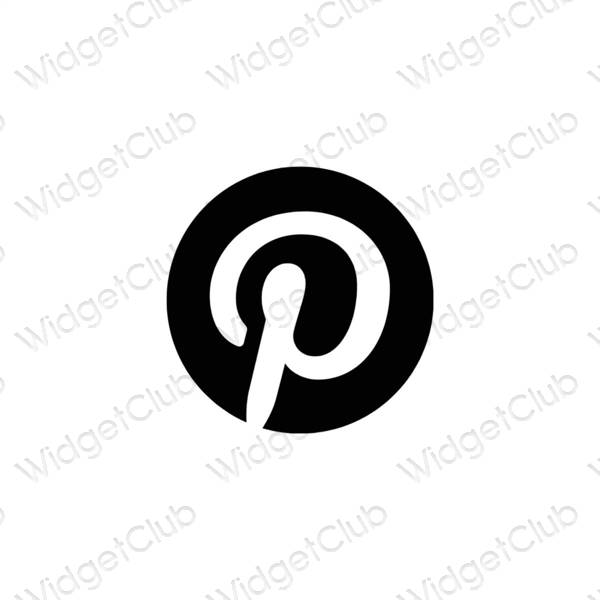 Icone delle app Pinterest estetiche