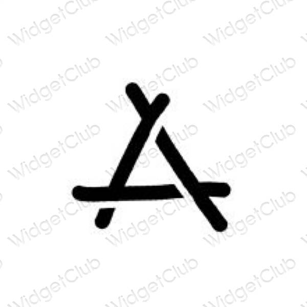نمادهای برنامه زیباشناسی AppStore