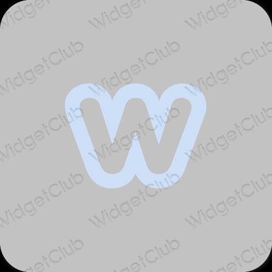 Estetske Weebly ikone aplikacija