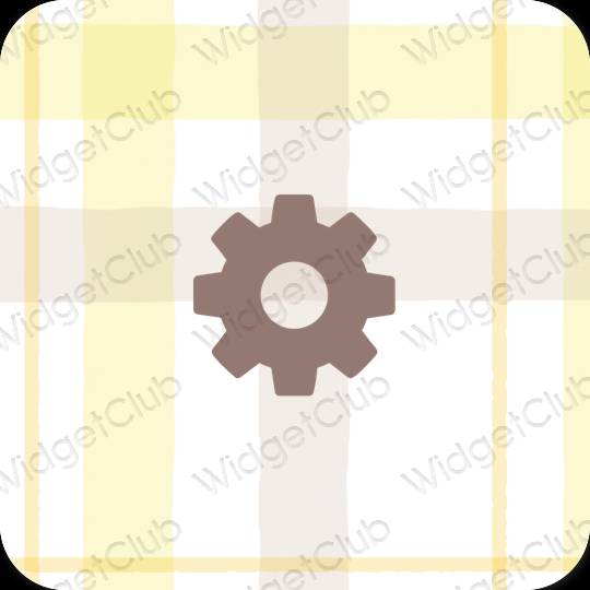 Estetske Settings ikone aplikacija