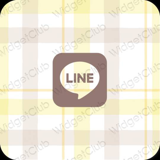 Aesthetic LINE app icons