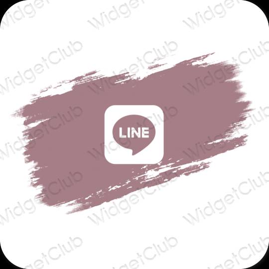 نمادهای برنامه زیباشناسی LINE