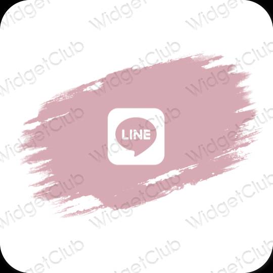 جمالية LINE أيقونات التطبيقات