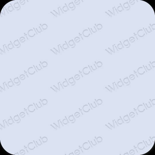 Estetsko vijolična AppStore ikone aplikacij