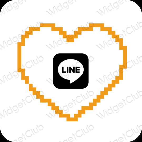 Esthetische LINE app-pictogrammen