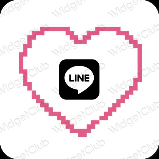 جمالية LINE أيقونات التطبيقات